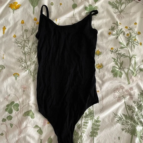 Brandy Melville Tops Brandy Melville Black Ribbed Knit